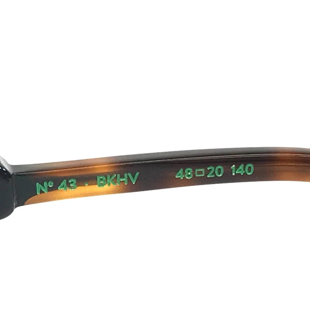 Etnia Barcelona Eyeglasses Frames CHROMA N43 BKHV Black Havana Brown 48-20-140